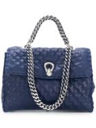 Ermanno Scervino Pearl Detail Tote - Blue