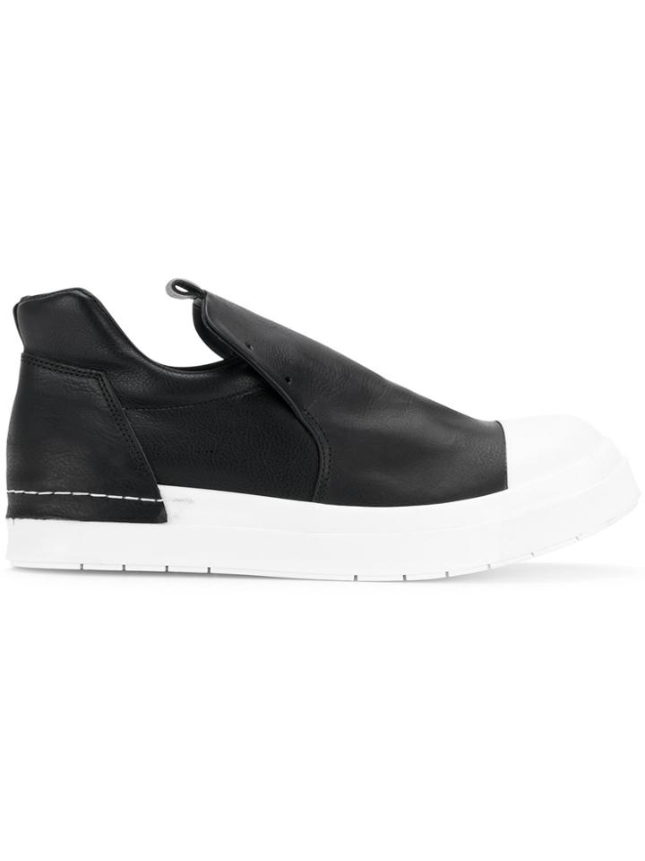 Cinzia Araia Pull-on Contrast Sneakers - Black