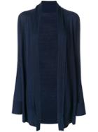 Sottomettimi Open-front Fitted Cardigan - Blue