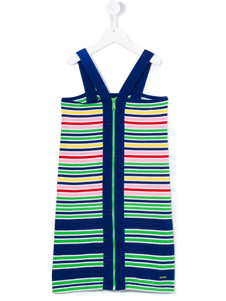 Dsquared2 Kids - Teen Striped Dress - Kids - Cotton - 16 Yrs, Blue