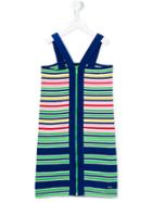Dsquared2 Kids - Teen Striped Dress - Kids - Cotton - 16 Yrs, Blue
