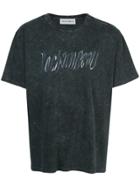 Rochambeau Logo Print T-shirt - Grey