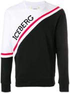Iceberg Colour-block Logo Sweatshirt - Black