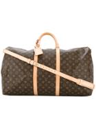 Louis Vuitton Vintage Keepall Bandouliere 60 Travel Handbag - Brown