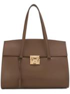 Salvatore Ferragamo Mara Tote, Women's, Brown, Calf Leather