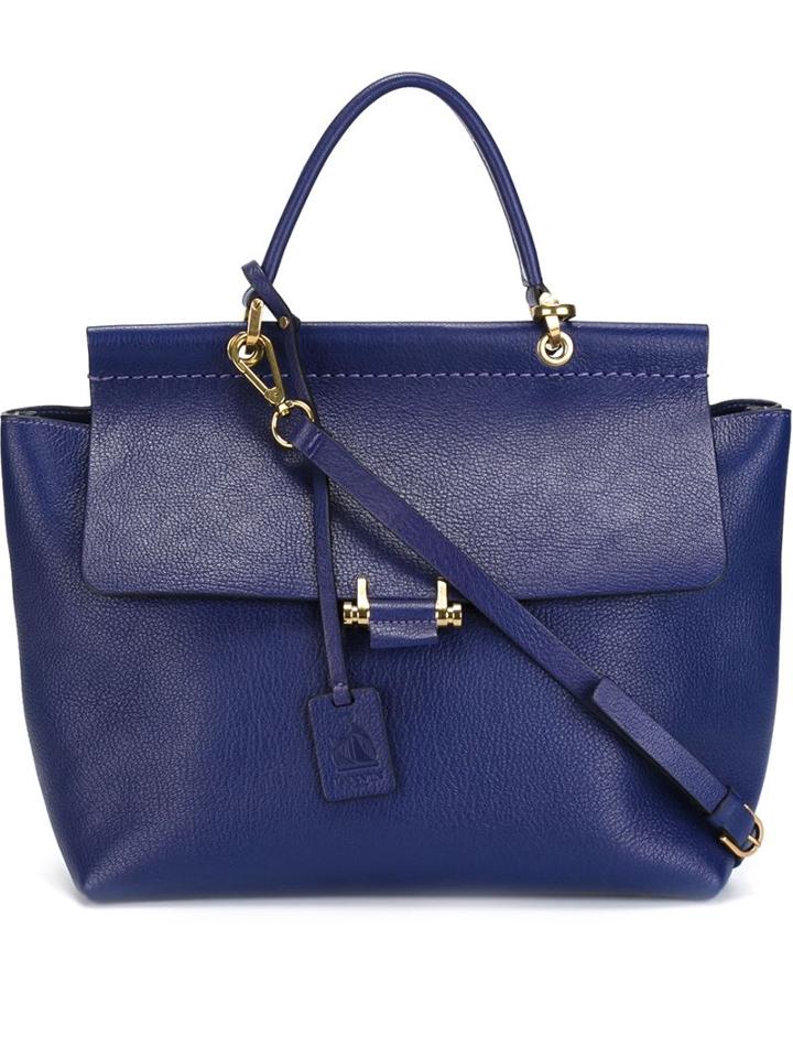 Lanvin Essential Tote, Women's, Pink/purple, Goat Skin