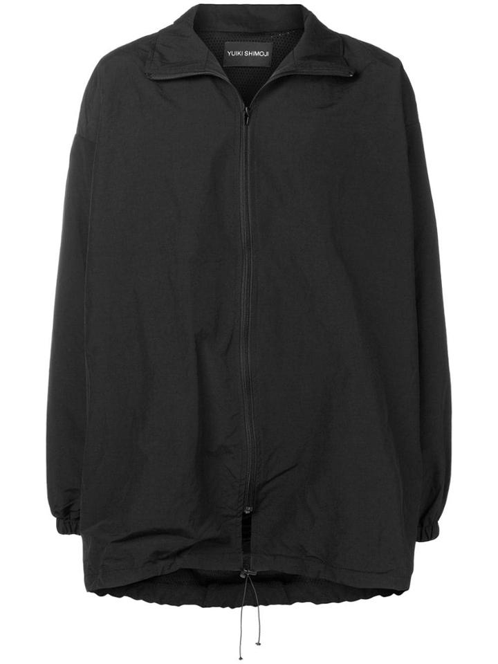 Yuiki Shimoji Crow Motif Windbreaker - Black