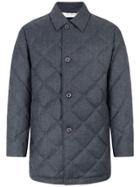 Mackintosh Grey Quilted Wool Jacket Gd-015