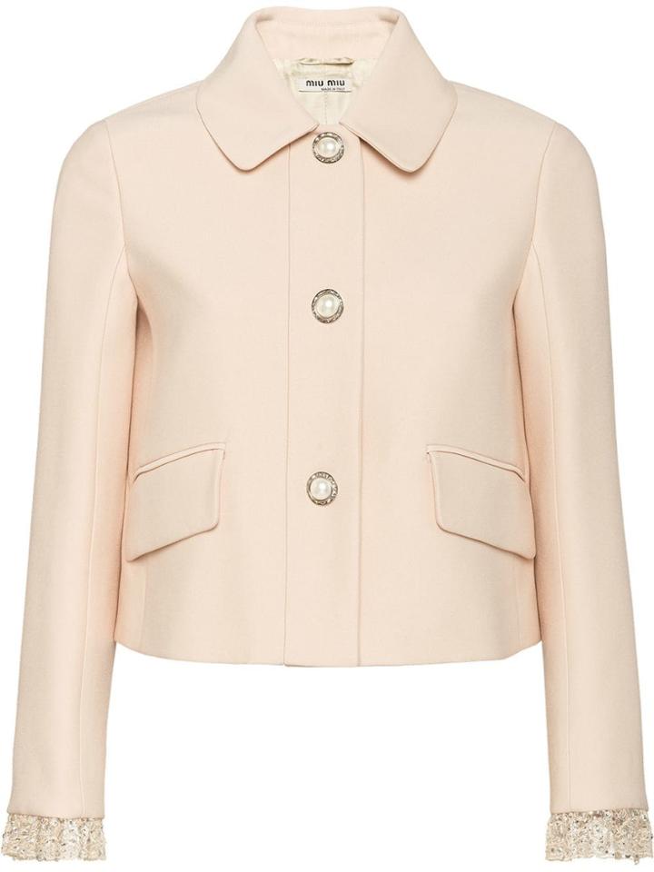 Miu Miu Cady Jacket - F0924 Peach