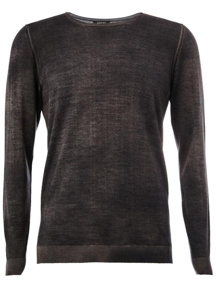 Avant Toi Faded Effect Jumper, Men's, Size: Xl, Grey, Silk/cashmere