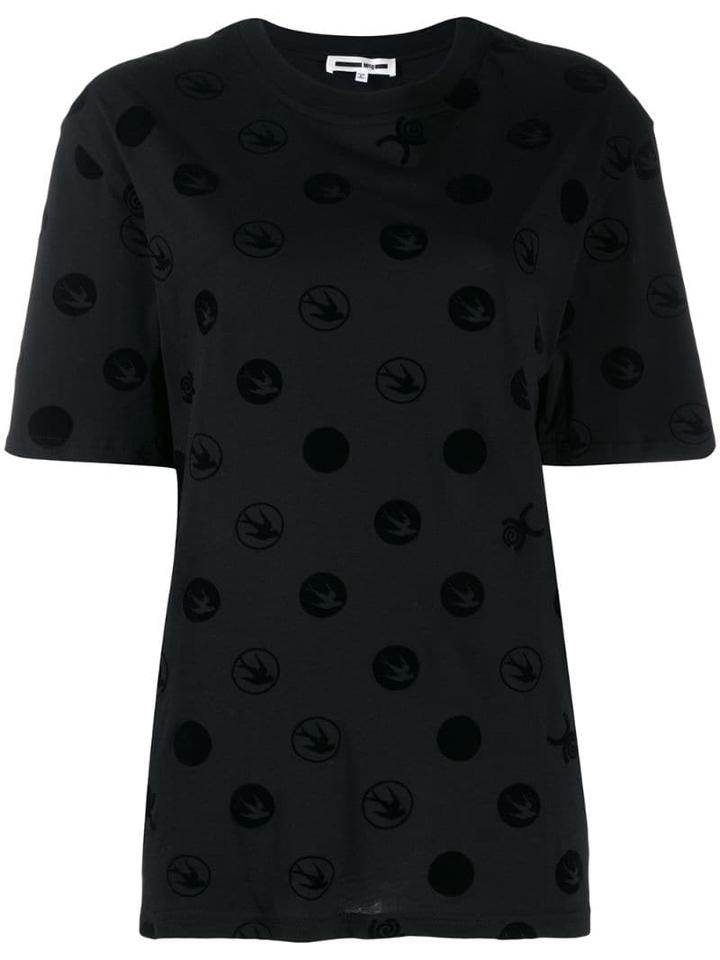 Mcq Alexander Mcqueen Spot Motif T-shirt - Black