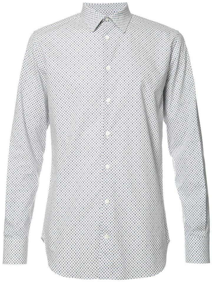 Alexander Mcqueen Button Shirt, Men's, Size: 15, White, Cotton