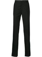 Alexander Mcqueen Fitted Tailored Trousers - Black