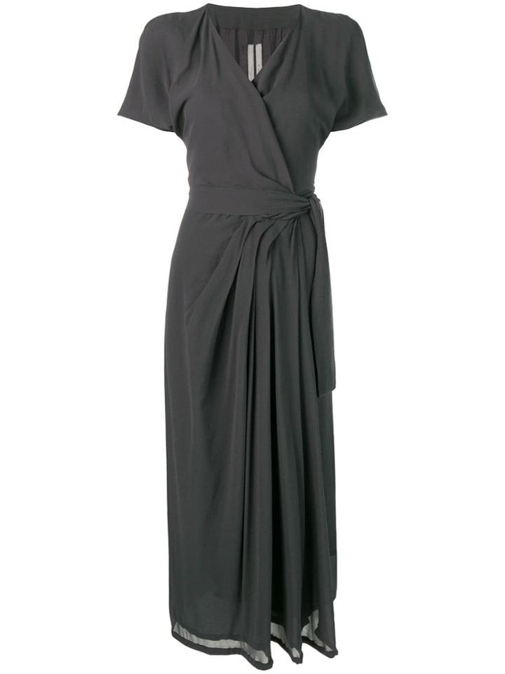 Rick Owens Short Sleeve Limo Dress - Blue