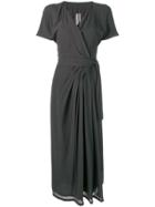 Rick Owens Short Sleeve Limo Dress - Blue
