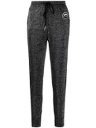 Markus Lupfer Lara Lip Appliqué Track Pants - Black