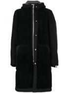 Sacai Hooded Coat - Black