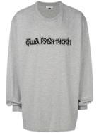 Gosha Rubchinskiy Slouchy Logo Sweatshirt - Grey