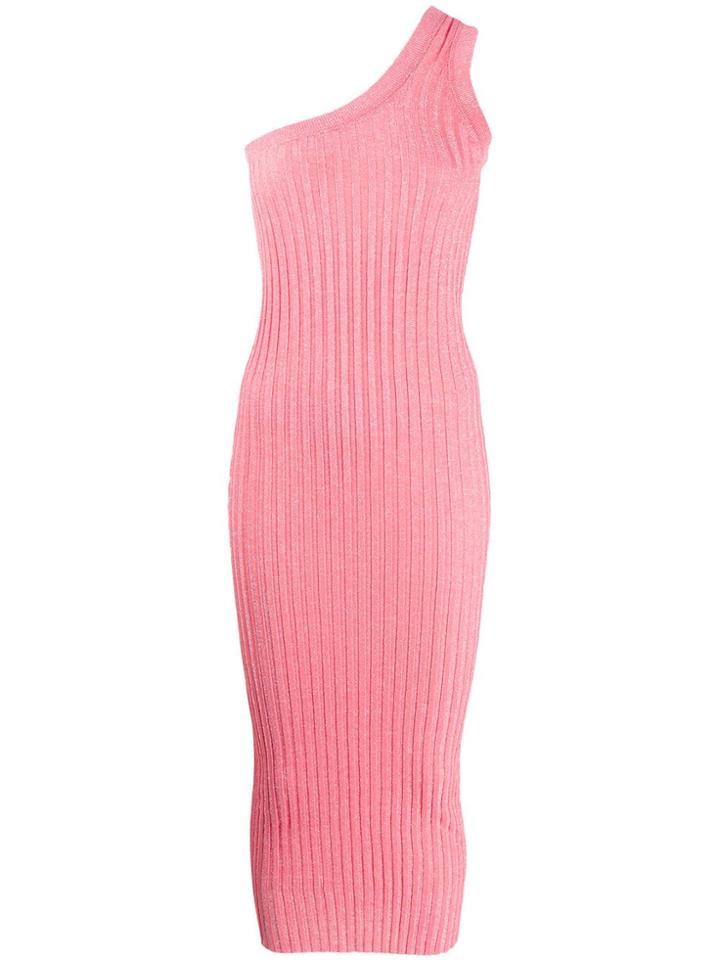 Circus Hotel One-shouder Dress - Pink