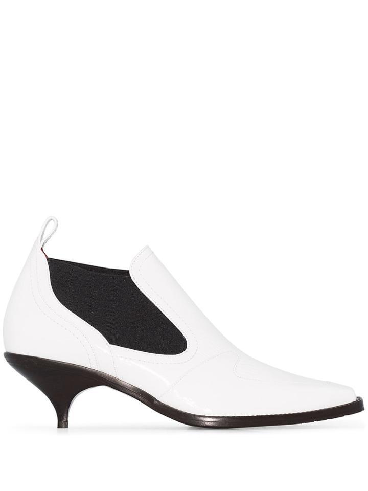 Sies Marjan Kora 55mm Ankle Boots - White