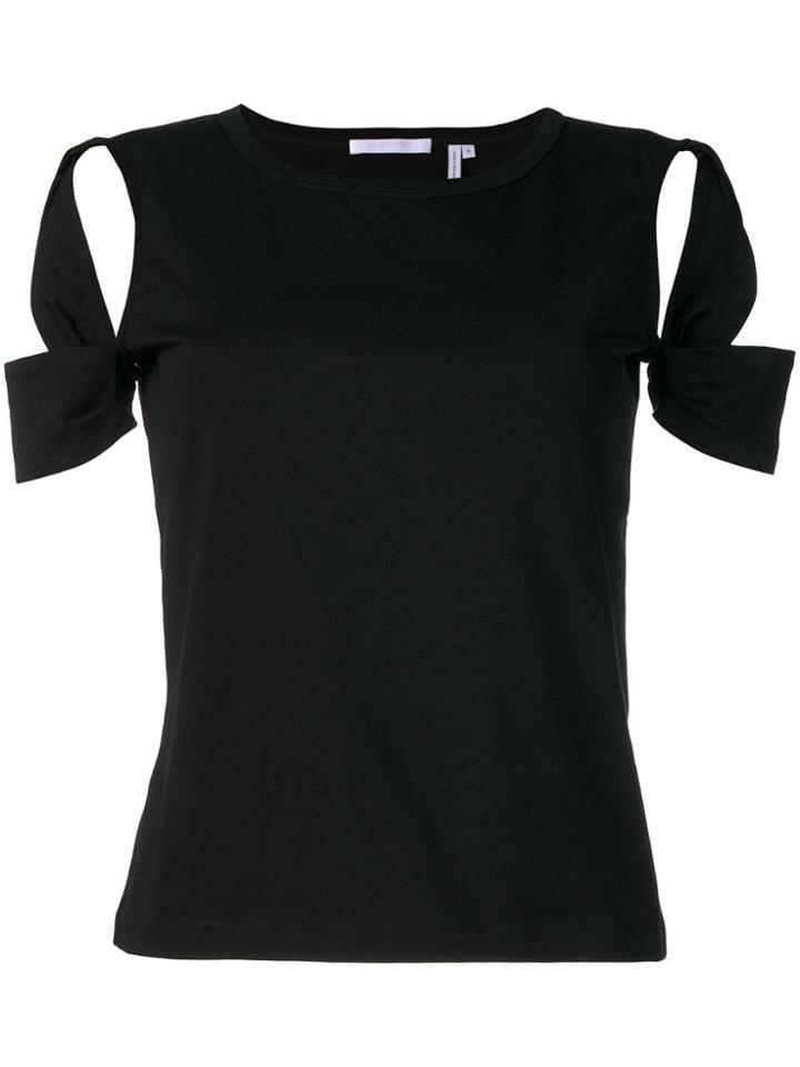 Helmut Lang Cutout T-shirt - Black