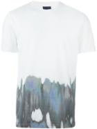 Lanvin Tie-dye Hem T-shirt, Men's, Size: Xs, White, Cotton