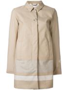 Woolrich Buttoned Mid Coat, Women's, Size: Medium, Nude/neutrals, Cotton