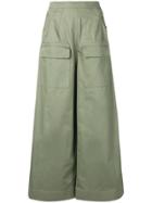 Golden Goose Deluxe Brand Wide Leg Trousers - Green