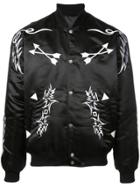 Rhude Embroidered Bomber Jacket - Black