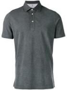 Brunello Cucinelli Classic Polo Shirt, Men's, Size: Xxxl, Grey, Cotton