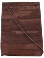 B May Striped Phone Pouch - Brown