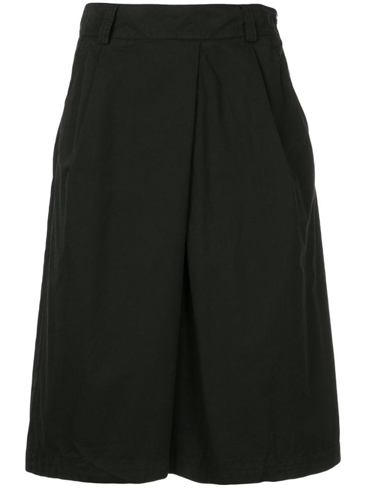 Margaret Howell Zipped A-line Skirt - Black
