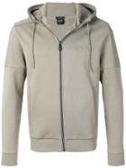 Boss Hugo Boss Logo Zip Front Hoodie - Green