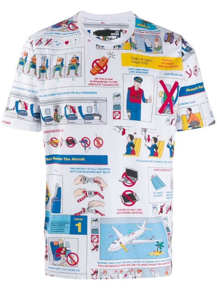 Love Moschino Bianco Fant T-shirt - White