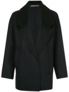 32 Paradis Sprung Frères Short Winter Coat - Black