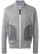Junya Watanabe Comme Des Garçons Man Zipped Cardigan, Men's, Size: Large, Grey, Cotton