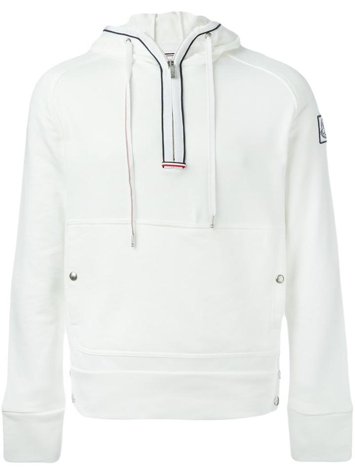 Moncler Gamme Bleu Zip Detail Hoodie