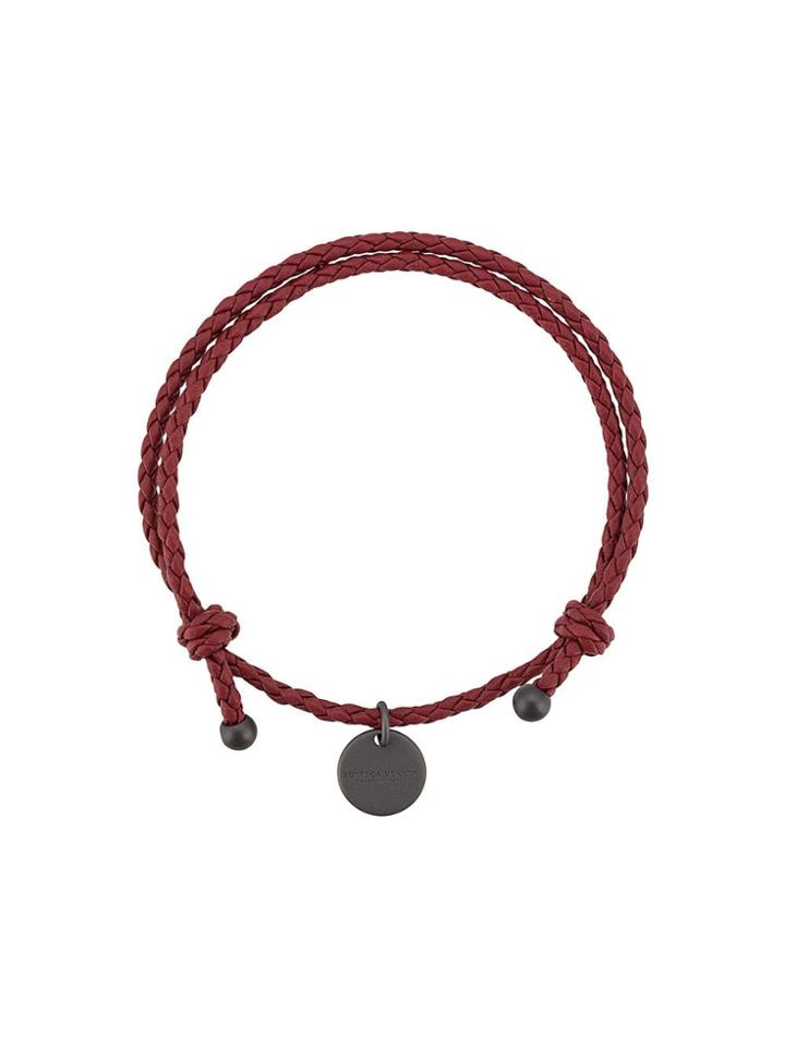 Bottega Veneta Double Intrecciato Bracelet - Purple