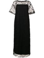 Y's Lace Evening Dress - Black