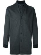 Stephan Schneider Buttoned Jacket, Men's, Size: Vi, Grey, Nylon/wool