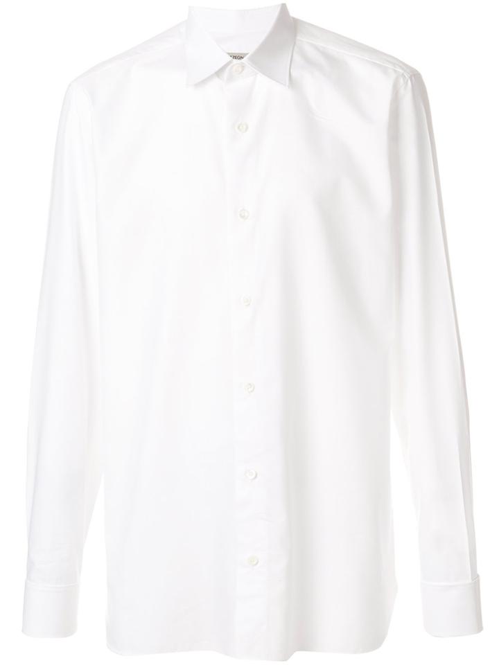 Z Zegna Double Cuff Classic Shirt - White
