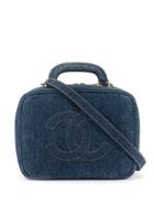 Chanel Pre-owned 2way Cosmetic Hand Bag - Blue