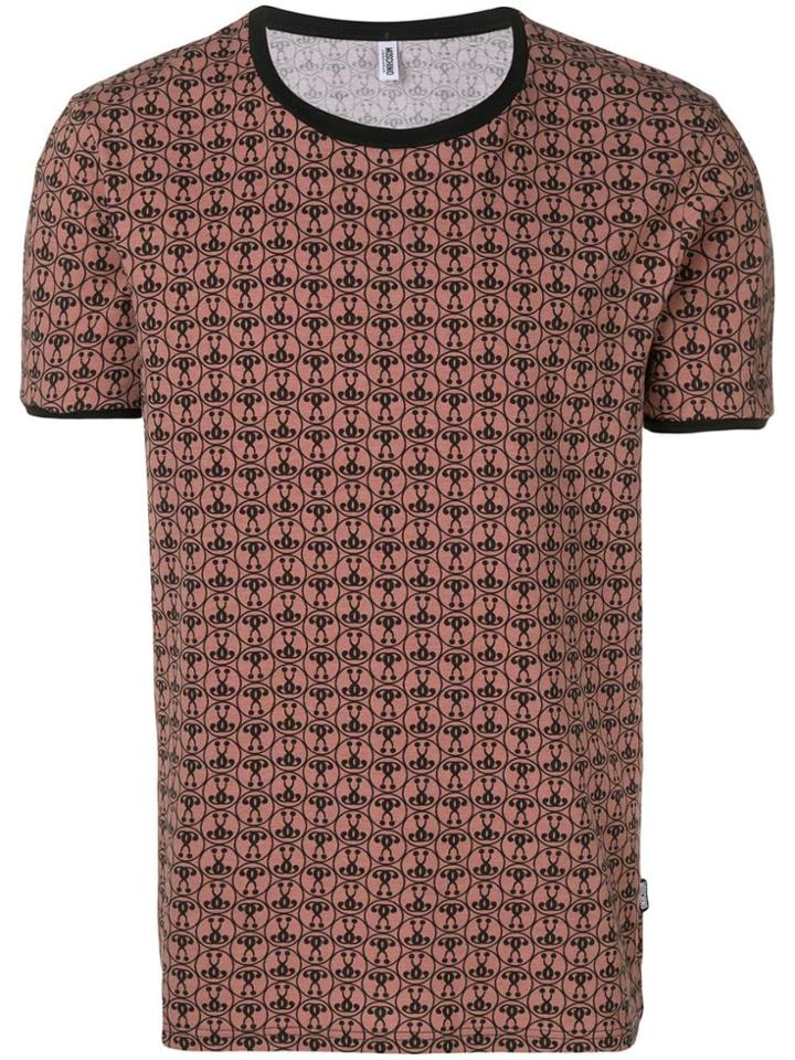 Moschino Printed T-shirt - Brown