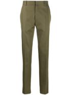 Alexander Mcqueen Straight Leg Trousers - Green