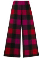 Woolrich Check Cropped Trousers - Pink