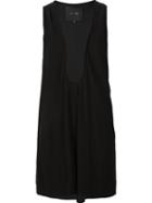 Jay Ahr Plunging Neck Shift Dress, Women's, Size: 38, Black, Silk/spandex/elastane/viscose