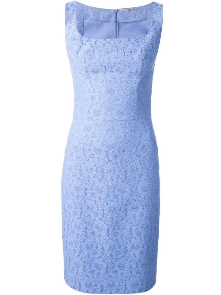 Ermanno Scervino Jacquard Lace Fitted Dress