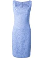 Ermanno Scervino Jacquard Lace Fitted Dress
