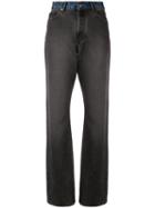 Zadig & Voltaire Fashion Show Two-tone Jeans - Grey