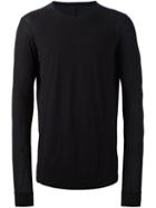 Devoa Longsleeved T-shirt, Men's, Size: 3, Black, Cotton